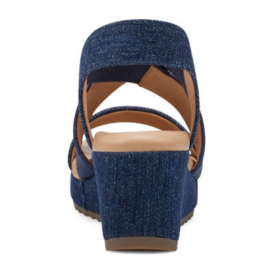 Easy Spirit Womens Lucille Wedge Sandals
