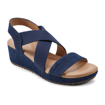 Easy Spirit Womens Lucille Wedge Sandals