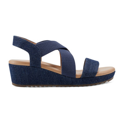 Easy Spirit Womens Lucille Wedge Sandals