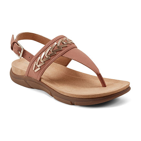 Easy Spirit Womens Monte Strap Sandals, 9 Medium, Pink