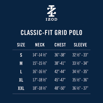 IZOD Golf Mens Classic Fit Short Sleeve Polo Shirt