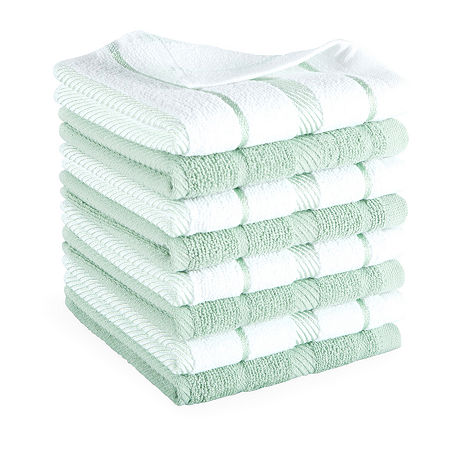 KitchenAid Albany 8-pc. Dish Cloths, One Size, Green