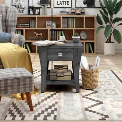 Audrey Storage 1-Drawer End Table