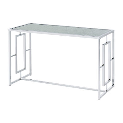 Haines Glass Top Console Table