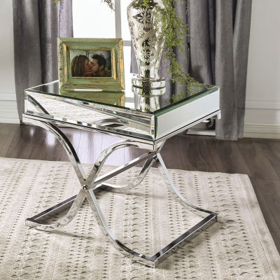 Hope Mirrored End Table