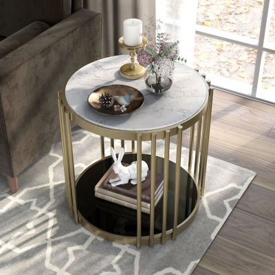 Aurora Storage End Table