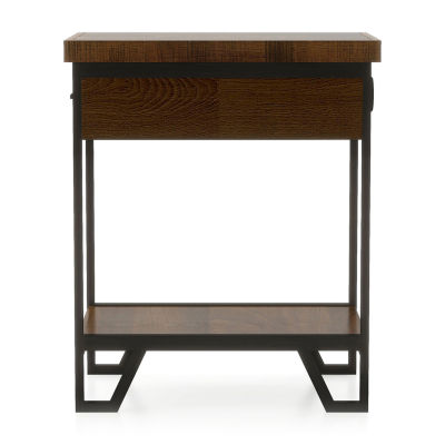 Hilo 1-Drawer Storage End Table