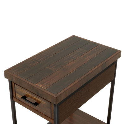 Hilo 1-Drawer Storage End Table