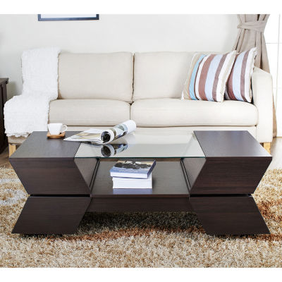 Ashland Glass Top Coffee Table