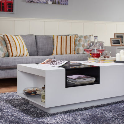 Auburn Glass Top Coffee Table