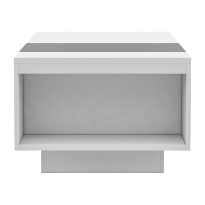 Auburn Glass Top Storage Coffee Table