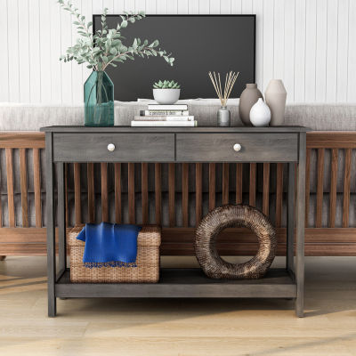 Conway 2-Drawer Storage Console Table