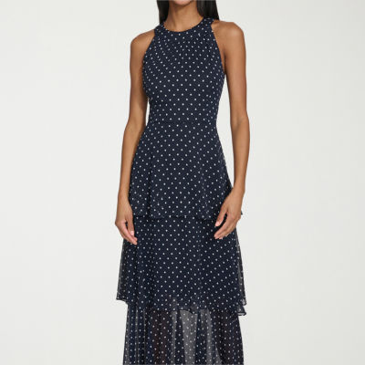 Marc New York Sleeveless Dots Fit + Flare Dress