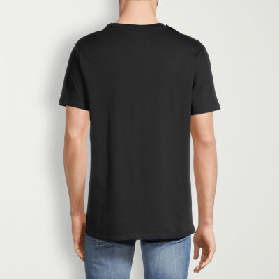 St. John's Bay Dexterity Super Soft Mens Easy-on + Easy-off Crew Neck Short Sleeve Adaptive T-Shirt