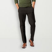 Slim Fit Black Stretch Trousers