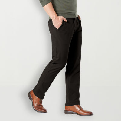 Dockers Workday Khaki With Smart 360 Flex Mens Straight Fit Flat Front Pant