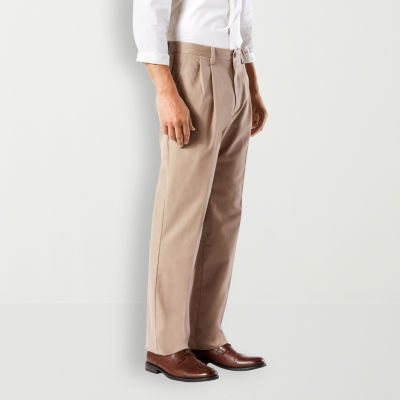 Dockers Easy Khaki With Stretch Mens Comfort Waistband Classic Fit Pleated Pant