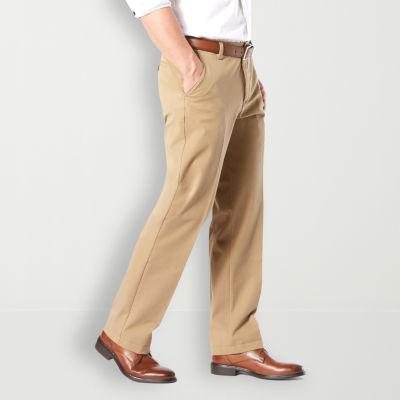 Dockers Workday Khaki With Smart 360 Flex Mens Classic Fit Flat Front Pant