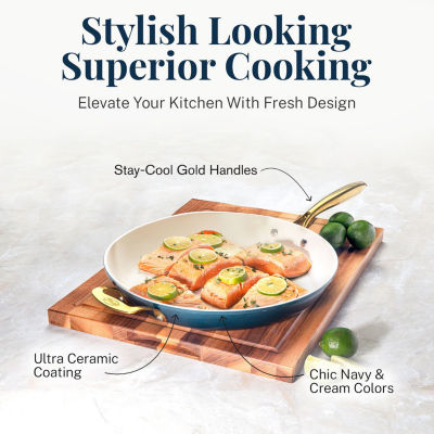 Gotham Steel Ultra 14" Non-Stick Family Pan with Helper Handle