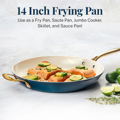 Gotham Steel Ultra 14" Non-Stick Family Pan with Helper Handle