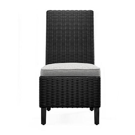 Signature Design By Ashley Beachcroft 2-pc. Outdoor Side Chair With Nuvella Cushion, One Size, Gray