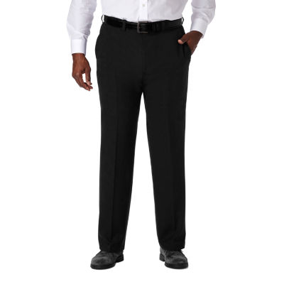 Haggar Cool 18 Pro Mens Classic Fit Big and Tall Flat Front Pant