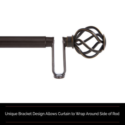 Sun Zero Room Darkening Cage 3/4 Curtain Rod