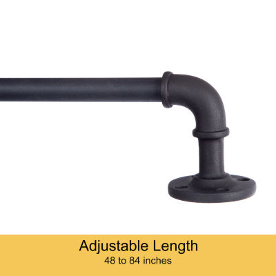 Kenney Adler Indoor/Outdoor Wrap Around 5/8 IN Adjustable Curtain Rod