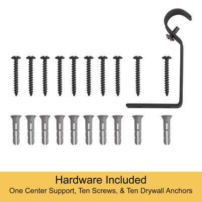 Kenney Adler Indoor/Outdoor Wrap Around 5/8 IN Adjustable Curtain Rod