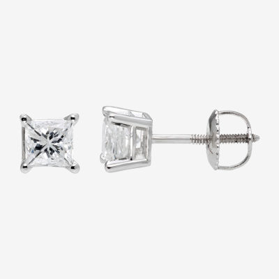 Premier Collection 1/ CT. T.W. Mined Princess-Cut Diamond Stud Earrings