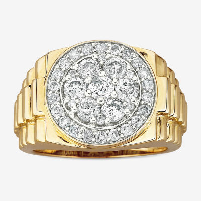 Men's 2 CT. T.W. Genuine Diamond Cluster Ring in 10K or 14K Gold