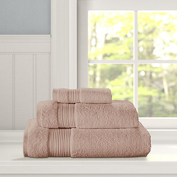 Fieldcrest Royal Velvet/pink Roses/set of 5 Towels/1 Bath,2 Hand