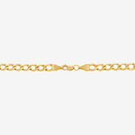 Made in Italy 10K Gold 22 Inch Hollow Curb Chain Necklace