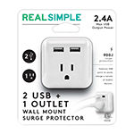 Real Simple Wall Mount Surge Protector