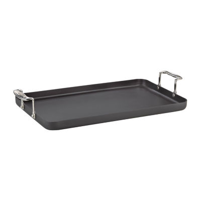 Cuisinart® HardAnodized Double GriddleJCPenney, Color Stainless Steel