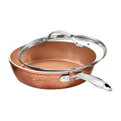 Farberware Glide Copper Ceramic Nonstick 12 Pc. Cookware Set, Fry Pans &  Skillets, Household