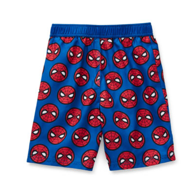 boys spiderman swim trunks