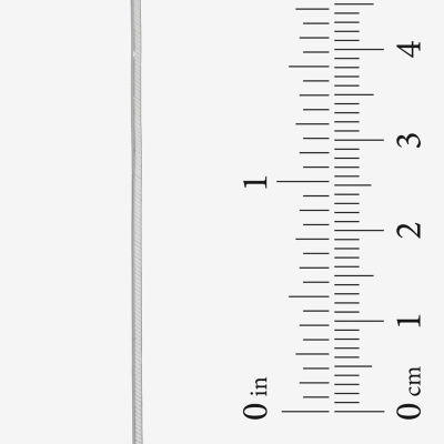 Made in Italy Womens Sterling Silver 16 Inch Snake Chain Necklace