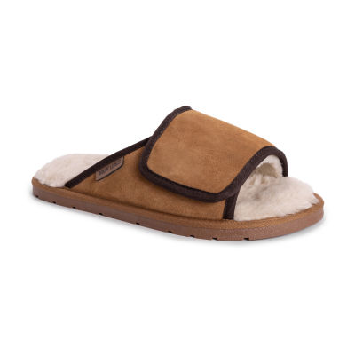 Muk Luks Topher Open Toe Mens Slip-On Slippers