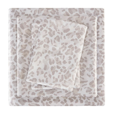 Madison Park Essentials Printed Satin Sheet Set