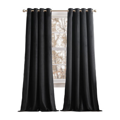 G.H. Bass & Co. Clark Grommet Top Blackout Set of 2 Curtain Panel