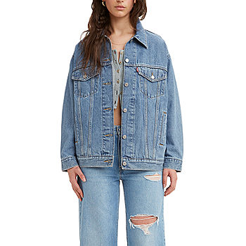 fuse Edition temporary Levi's® Women's Baggy Trucker Denim Jacket, Color: How About It - JCPenney