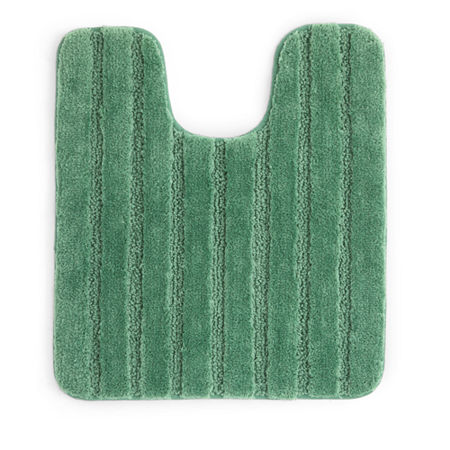 Home Expressions Quick Dri Plus Bath Rug In Green