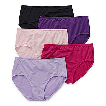 Fruit of the Loom Ladies Breathable 5 Pack Brief Panty 5dpblb1, Color:  Multi - JCPenney