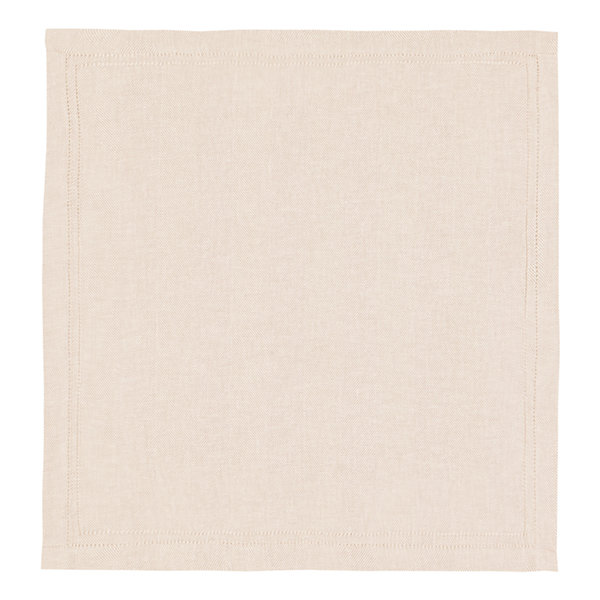 Fieldcrest Luxury Cotton-Linen Herringbone 4-pc. Napkins