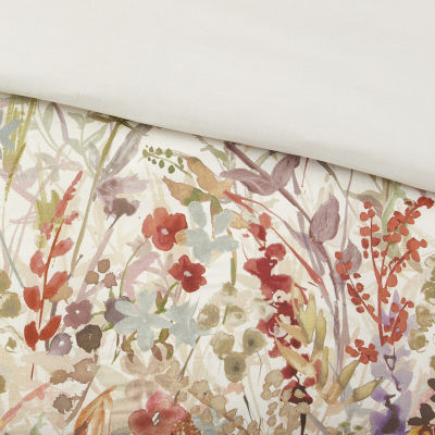 Madison Park Fiona Cotton Printed 7-pc. Floral Embroidered Comforter Set