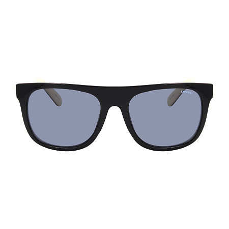 Levi's Unisex Adult Rectangular Sunglasses, One Size , Black