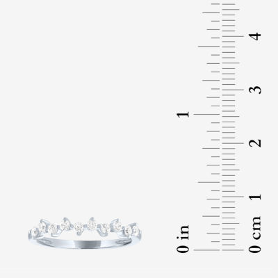 G-H / Si2-I1) 1/ CT. T.W. Lab Grown White Diamond 10K Gold Wedding Band