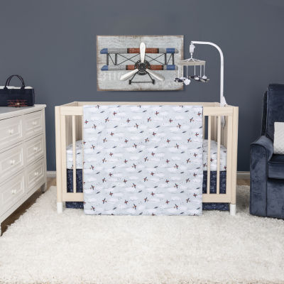 Sammy And Lou 3pc. Crib Bedding Set, Color Blue JCPenney