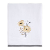 Monochromatic Black Tulips Hand Towels